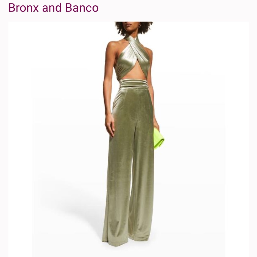 Bronx and Banco Revolve Cleopatra Jumpsuit in Green Size XS